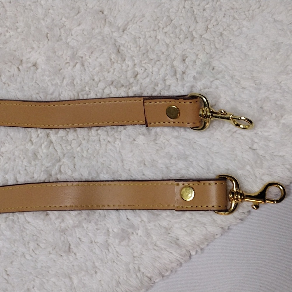 Purse Strap Beige 4 Eyelet Adjustable 47"-52" Long x 3/4" Wide #135-11 - Picture 5 of 16
